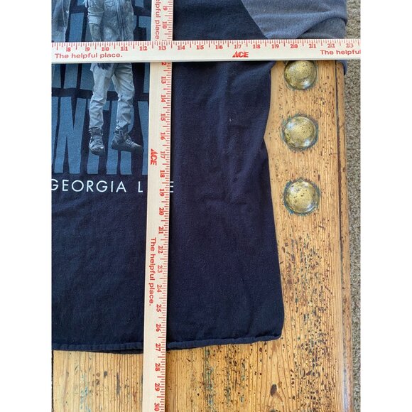Florida Georgia Line Raglan T-Shirt Mens L Black Gray 3/4 Sleeve Tour Dates - Picture 7 of 7